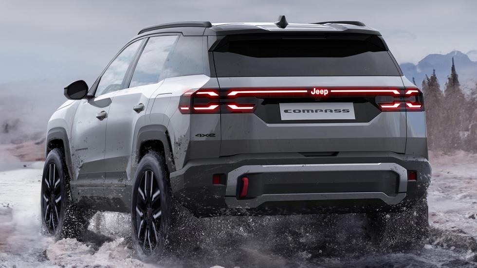 Η καμπίνα του νέου Jeep Compass 4xe είναι σχεδιασμένη για off-road